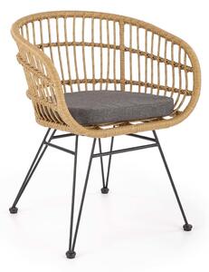 Krzesło rattanowe K456, meble ogrodowe, fotel ogrodowy