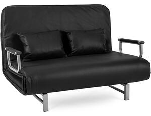 Fotel Rozkładany Wypoczynkowy DARK 2 Czarny Nowoczesny