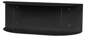 Czarna wielopoziomowa metalowa półka 60 cm Lina – noo.ma