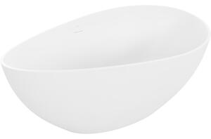 Mexen Parma wanna wolnostojąca z konglomeratu 160 x 95 cm, biała mat - 57231609500