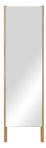 Lustro z drewnianą ramą stojące 49x166 cm Lun – noo.ma