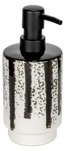 Czarno-biały ceramiczny dozownik do mydła 340 ml Subiza – Wenko