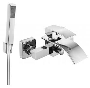 Mexen Aries R77 bateria wannowa z zestawem prysznicowym, chrom - 74483R77-00