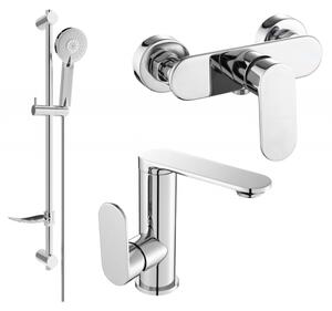 Mexen Milo DF40 zestaw prysznicowy, chrom - 713054DF40-00