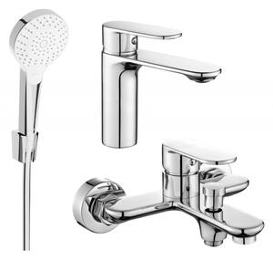 Mexen Milo R05 zestaw wannowy, chrom - 71303R05-00