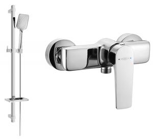 Mexen Lynx DQ62 bateria prysznicowa z zestawem prysznicowym, chrom - 74594DQ62-00