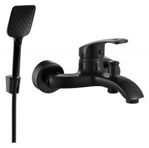 Mexen Fabia R62 bateria wannowa z zestawem prysznicowym, czarna - 74653R62-70