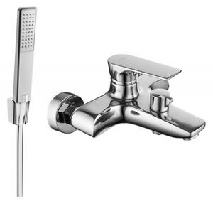 Mexen Axel R72 bateria wannowa z zestawem prysznicowym, chrom - 7383R72-00