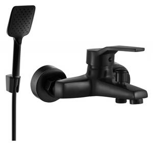 Mexen Caro R62 bateria wannowa z zestawem prysznicowym, czarna - 74663R62-70