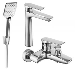 Mexen Axel R62 zestaw wannowy, chrom - 73813R62-00