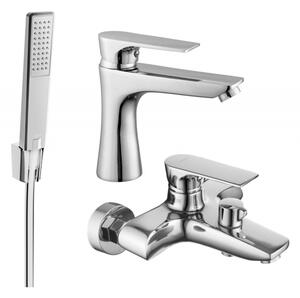 Mexen Axel R72 zestaw wannowy, chrom - 73803R72-00