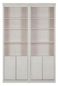 Biały regał z litego drewna sosnowego 148x223 cm Anita – Støraa