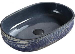Mexen Alita umywalka nablatowa 58 x 39 cm, niebieska - 22045866