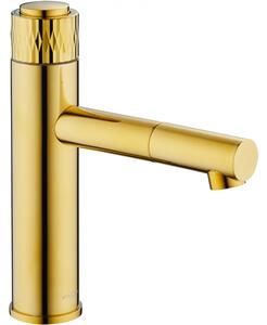 Mexen Diamond bateria umywalkowa, złota - 71500-50