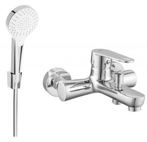 Mexen Kama R05 bateria wannowa z zestawem prysznicowym, chrom - 7253R05-00