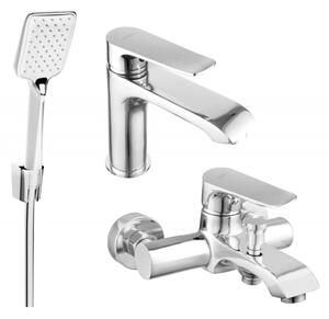 Mexen Pecos R62 zestaw wannowy, chrom - 72703R62-00