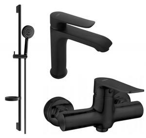 Mexen Pecos DS75 zestaw prysznicowy, czarny - 72704DS75-70