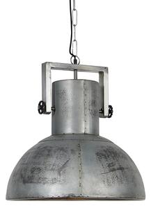 Przemysłowa lampa wisząca szara 50 cm - Samia Sabo Oswietlenie wewnetrzne