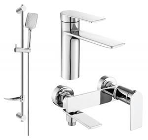 Mexen Zero DF62 zestaw wannowy, chrom - 71103DF62-00