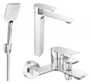 Mexen Alexa R62 zestaw wannowy, chrom - 71213R62-00