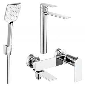 Mexen Zero R62 zestaw wannowy, chrom - 71113R62-00