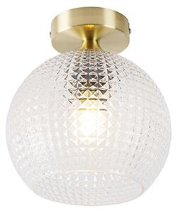 Mosiężna lampa sufitowa Art Deco - Kula Oswietlenie wewnetrzne