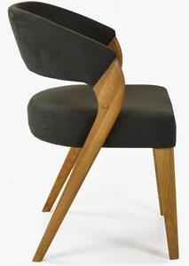 Luksusowe krzesło designerskie - dąb, Almondo