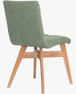 Krzesło do jadalni styl skandynawski, zielone Arona