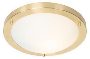 Zewnetrzna Nowoczesna lampa sufitowa złota 31 cm IP44 - Yuma Oswietlenie zewnetrzne