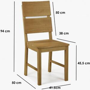 Krzesło dębowe Nora - lite drewno - MEGA promocja