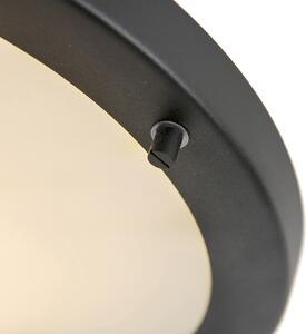 Zewnetrzna Inteligentna lampa sufitowa czarna w tym WiFi A60 IP44 - Yuma 31 Oswietlenie zewnetrzne