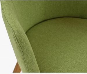 Krzesło z podłokietnikami - Bella Lady green