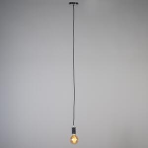 Nowoczesna lampa wisząca chrom - Facil 1 Oswietlenie wewnetrzne