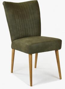 Eleganckie krzesło valencia - okrągłe nogi dąb, oliwka