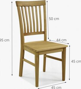 Krzesełko z litego drewna dębowego, Rain