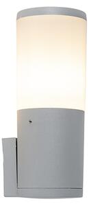 Zewnetrzna Nowoczesny Kinkiet / Lampa scienna zewnętrzny szary IP55 z diodami LED - Amelia Oswietlenie zewnetrzne