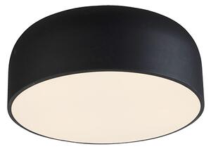 Stylowa lampa sufitowa ściemniana na czarno - Balon Oswietlenie wewnetrzne