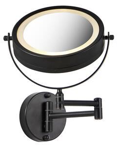 Designerskie lustro łazienkowe czarne regulowane LED IP44 3000K-6500K - Vicino Oswietlenie wewnetrzne