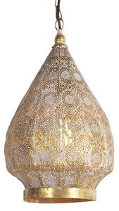 Orientalna lampa wisząca złota 26 cm - Mowgli Oswietlenie wewnetrzne