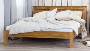 Łóżko dwuosobowe w stylu Rustykalnym