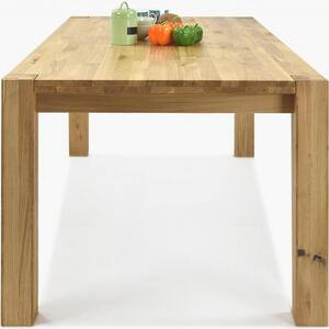 Zestaw do jadalni z litego drewna: stół Koszyce + krzesła Virginia