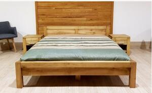 Łóżko z litego drewna Antik