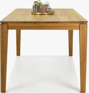 Stół do jadalni z litego dębu, Houston 160-210 x 90 cm