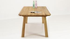 Stół do jadalni z litego drewna Martina + krzesła dąb Virginia