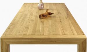 Stół do jadalni Dennmark z litego dębu 160 x 90 cm