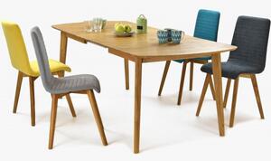 Stół rozkładany z litego drewna Arles i krzesło Lara - Arosa