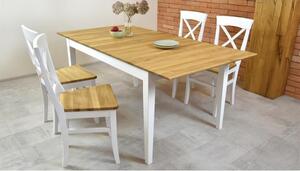 Stół do jadalni i krzesła z litego drewna w stylu rustykalnym, TominoTorina