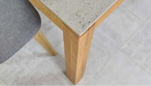 Stół rozkładany, blat dekton szary, Fano XL 140-190 x 90 cm