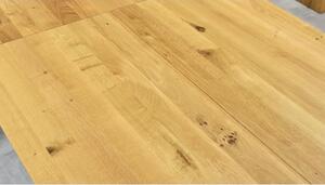 Stół rozkładany z drewna dębowego, Rennes 180-280 x 90 cm