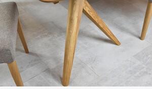 Designerski stół rozkładany z litego dębu, Anor 180-220 x 90 cm
